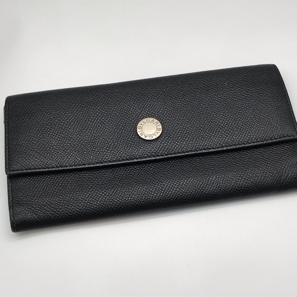 BVLGARI BLACK WALLET EUC